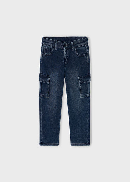 Pantalone soft denim cargo - 4563
