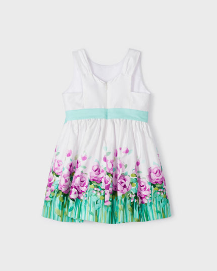 Vestito con bordura - 3915