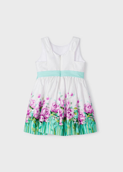 Vestito con bordura - 3915