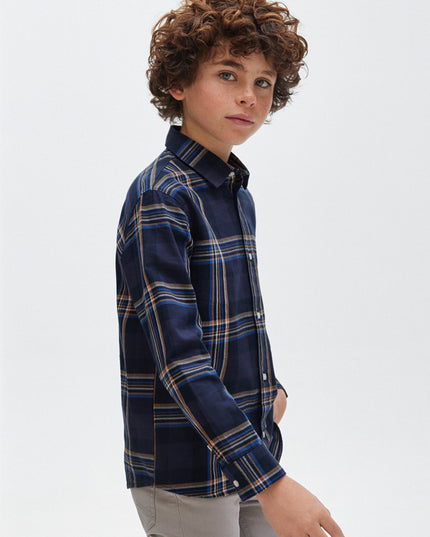 Camicia m/l quadri - 7189