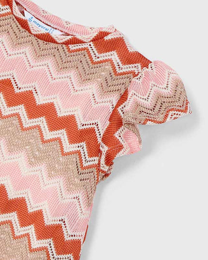 Vestito a maglia fantasia - 3926