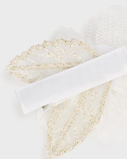 Spilla fiore tulle - 10672