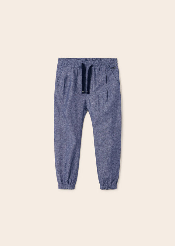 Pantalone lino jogger - 3515