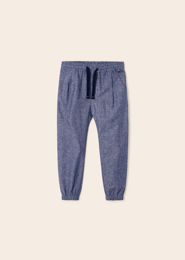 Pantalone lino jogger - 3515