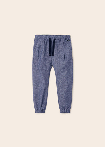 Pantalone lino jogger - 3515