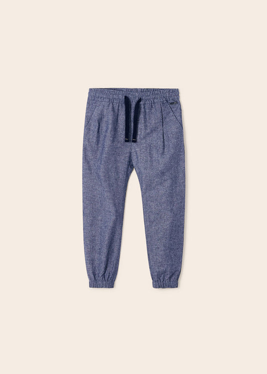 Pantalone lino jogger - 3515