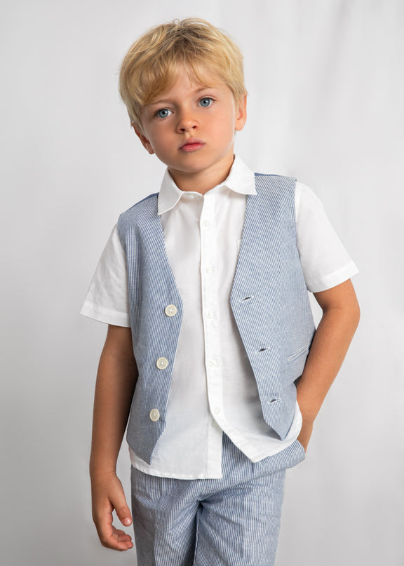 Gilet lino suiting - 3379