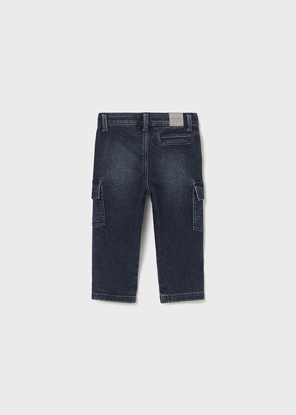 Pantalone soft denim cargo - 2505