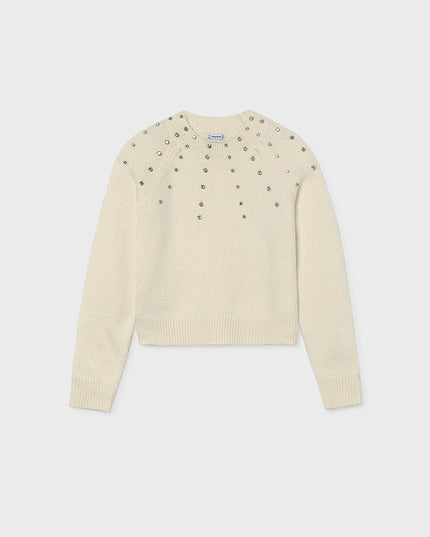 Maglione applicazioni strass - 7343