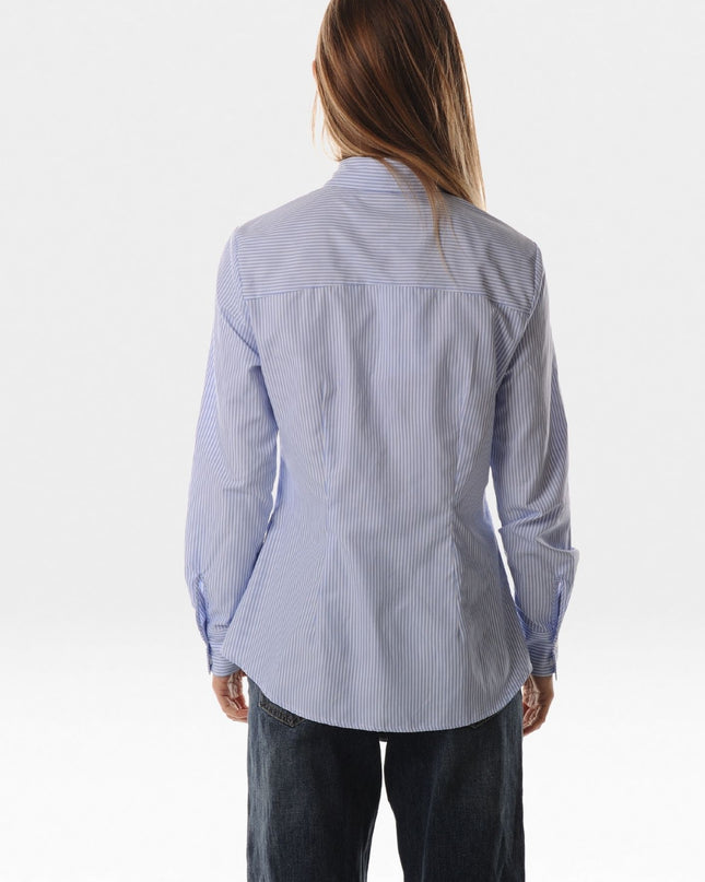 Camicia slim riga sottile - LOK0485/1303