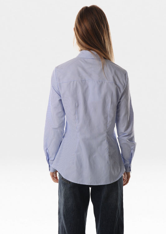 Camicia slim riga sottile - LOK0485/1303