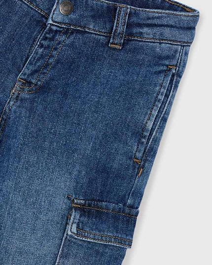 Pantalone denim cargo - 3578