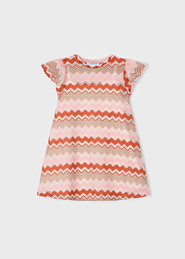 Vestito a maglia fantasia - 3926
