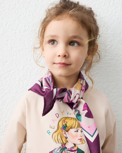 Maglietta m/l foulard - 4002