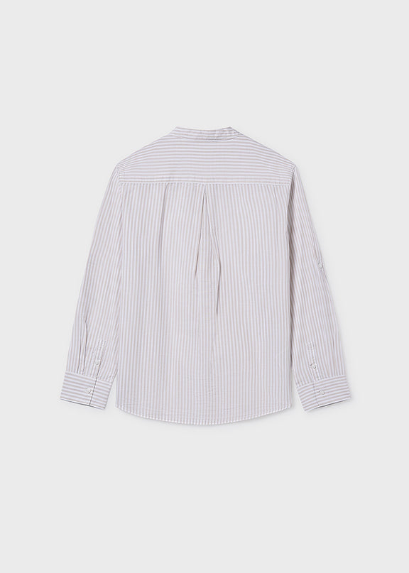 Camicia m/l collo coreano - 6176P