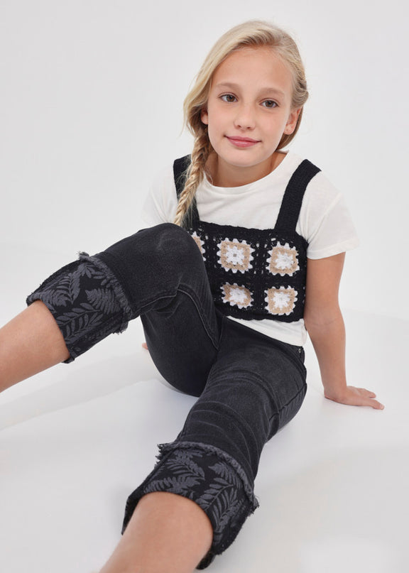 Pantalone cropped jeans - 6580