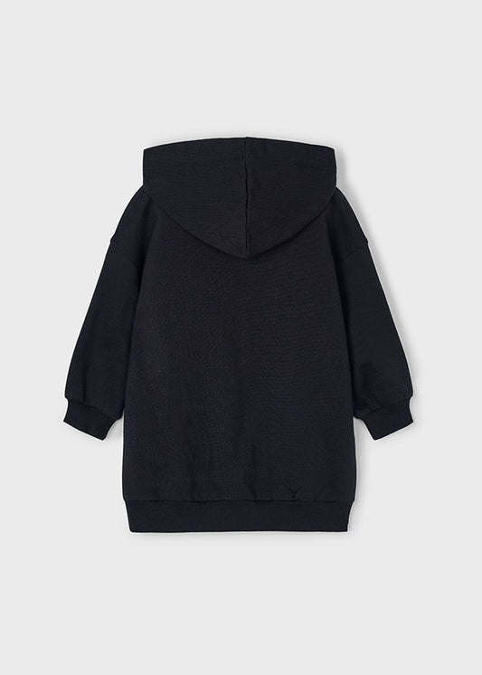 Vestito felpa cappuccio - 4928