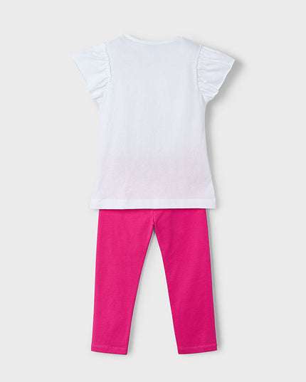 Completo leggings fiore - 3705