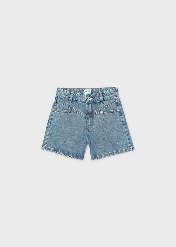 Pantalone corto jeans borchie - 6202