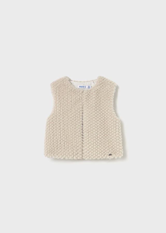 Gilet pelo strutturato - 2359