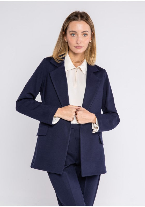 Giacca basic in punto milano - LOK023/1283