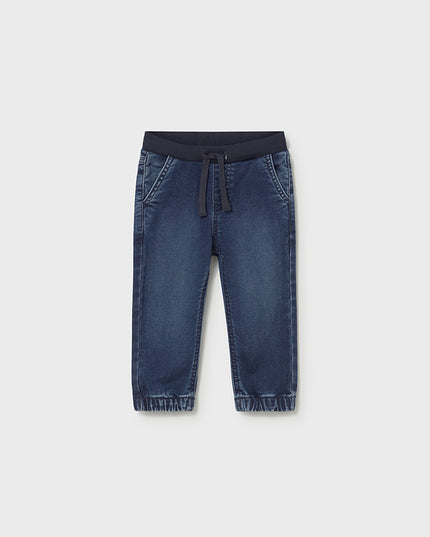 Pantalone soft denim jogger - 1520