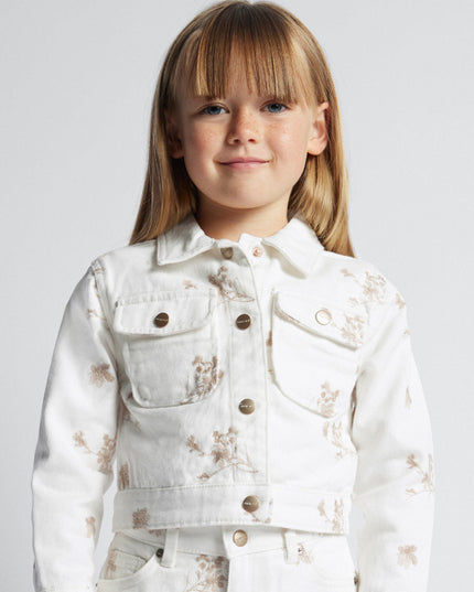 Giacca ricamo twill - 3472