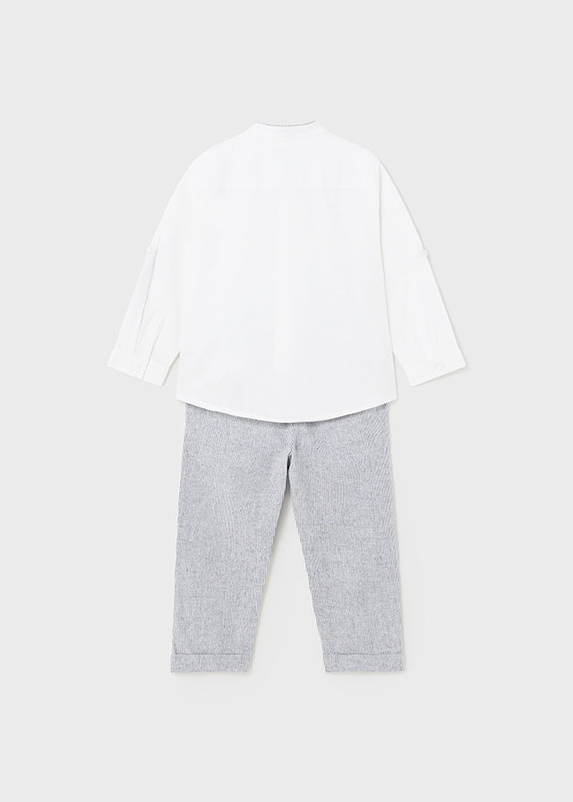 Completo pantaloni lino cani - 1555