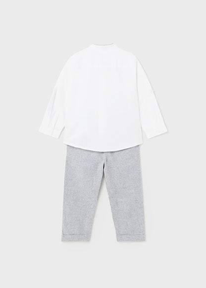 Completo pantaloni lino cani - 1555