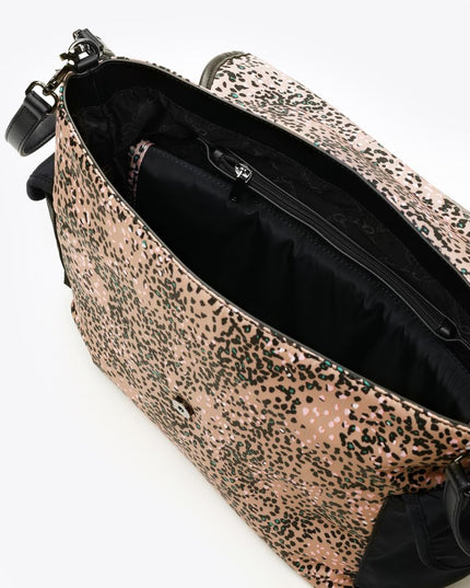 BORSA MAMMA HAPPY LEOPARD IN TESSUTO HARLOW CON CAMBIO - 1010-2969