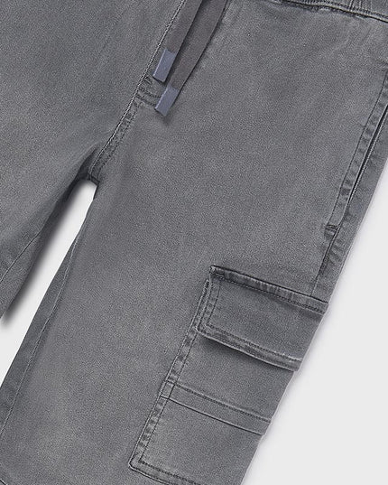 Pantalone denim jogger cargo - 6570