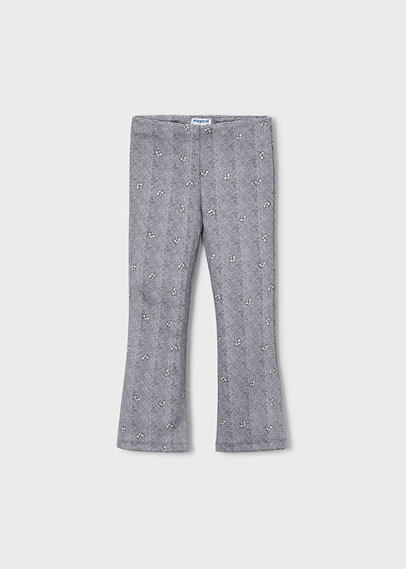 Leggings flare scamosci print - 4730