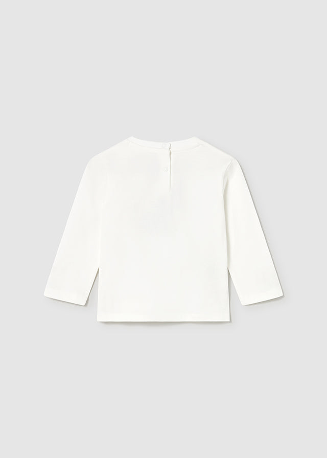 Camicia m/l applicazioni tessuto - 2072