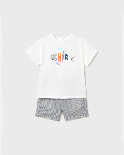 Completo Bermuda righe - 1253