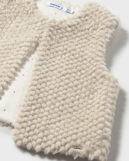 Gilet pelo strutturato - 2359