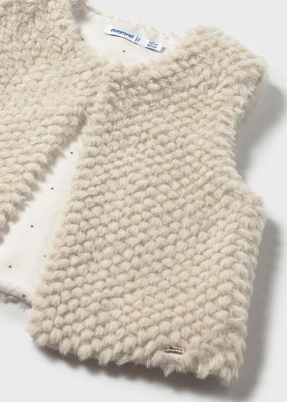 Gilet pelo strutturato - 2359