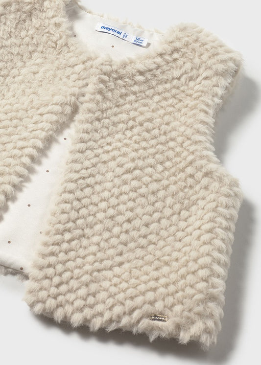 Gilet pelo strutturato - 2359