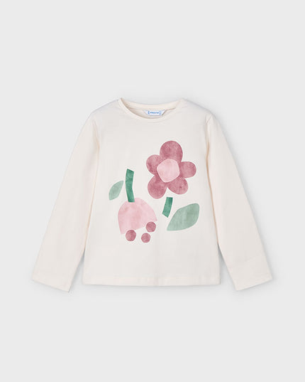 Maglietta m/l maxi fiori - 3017