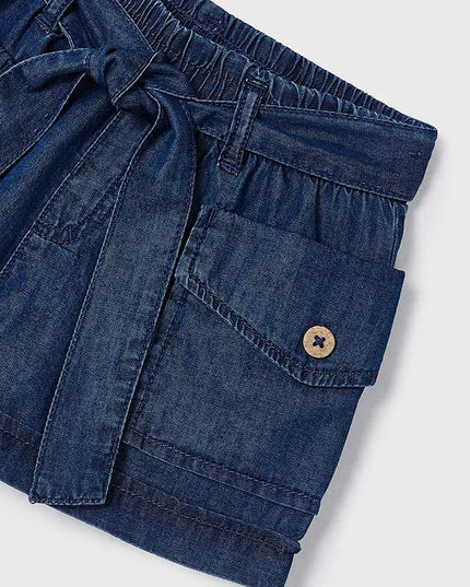 Pantalone corto cotone tencel - 3252