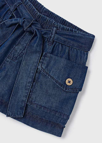 Pantalone corto cotone tencel - 3252