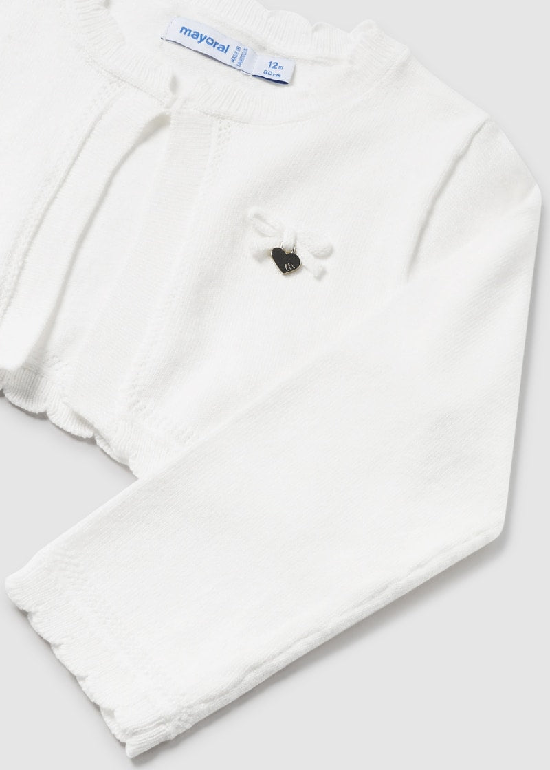 Cardigan tricot basico girocollo - 302