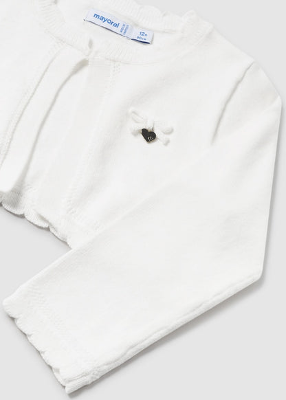 Cardigan tricot basico girocollo - 302