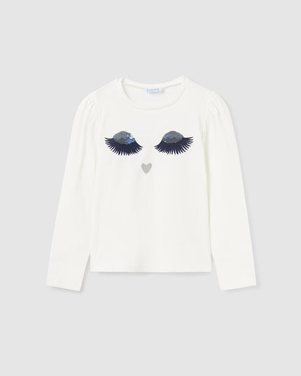 Maglietta m/l ricamata - 7041