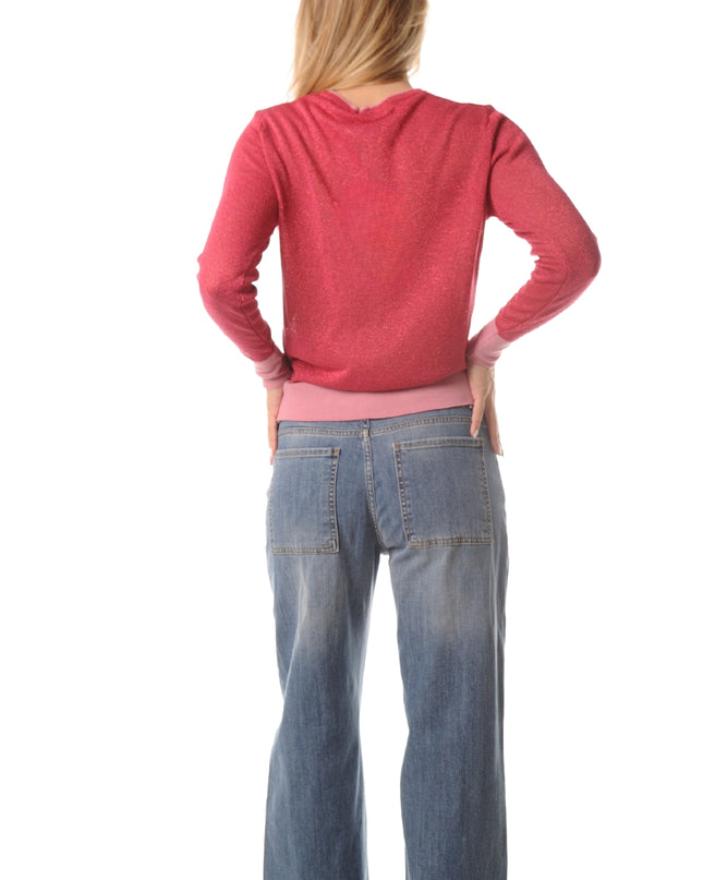 CARDIGAN GIROCOLLO IN LUREX - LOK66516