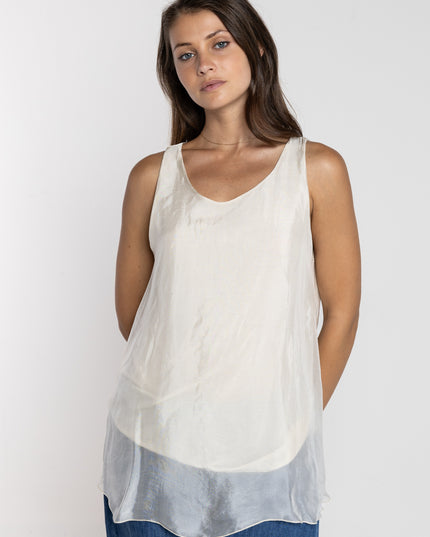 Top Donna Avorio LOKITA - Taglie S-XL