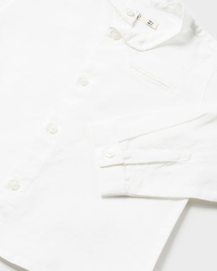 Camicia m/l lino collo coreana - 1115