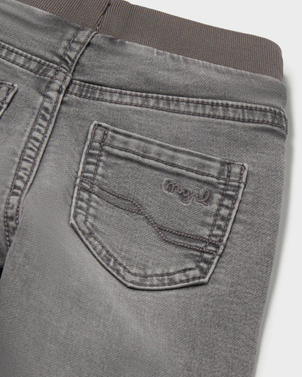 Pantalone soft denim jogger - 2543G
