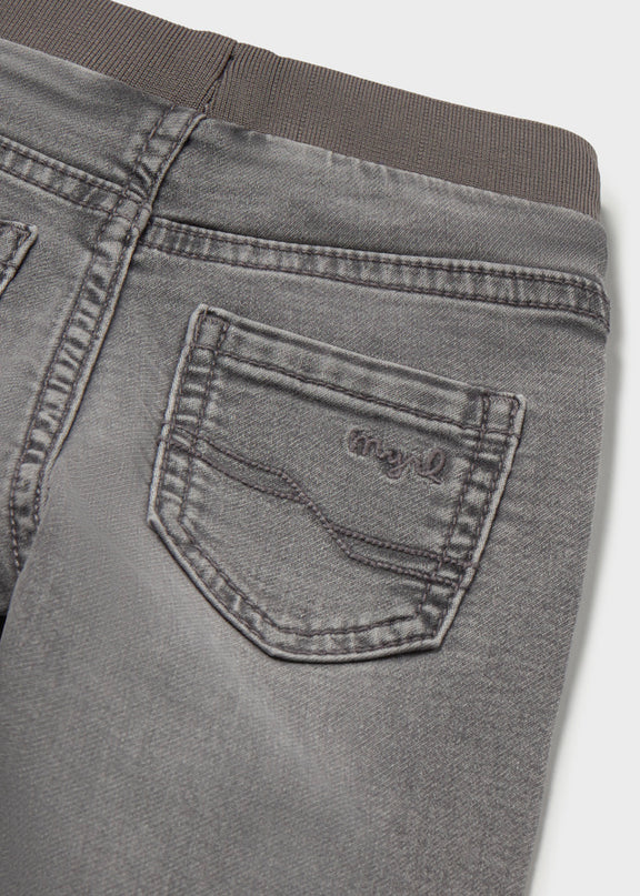 Pantalone soft denim jogger - 2543G