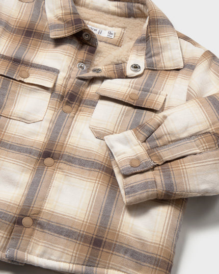Overshirt quadri foderato - 2108