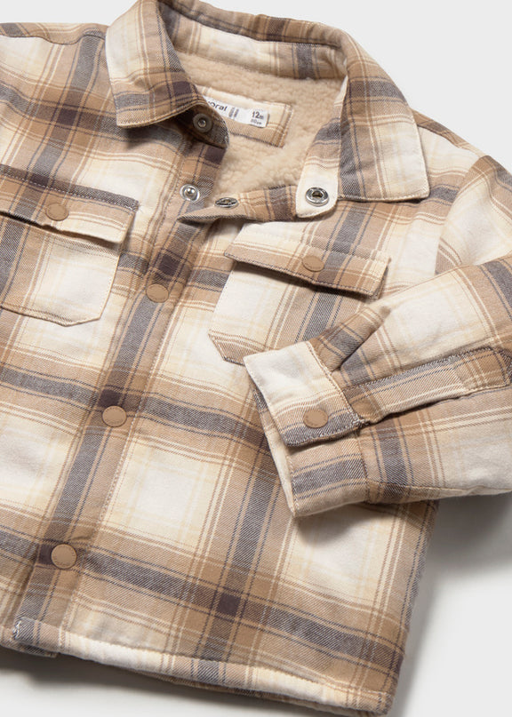 Overshirt quadri foderato - 2108